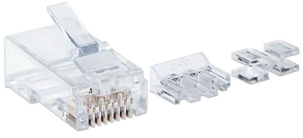 PLUG RJ45 CAT6A SOLIDO UTP BOTE 80 PZAS ORO 50-MICRAS PRO Image 3