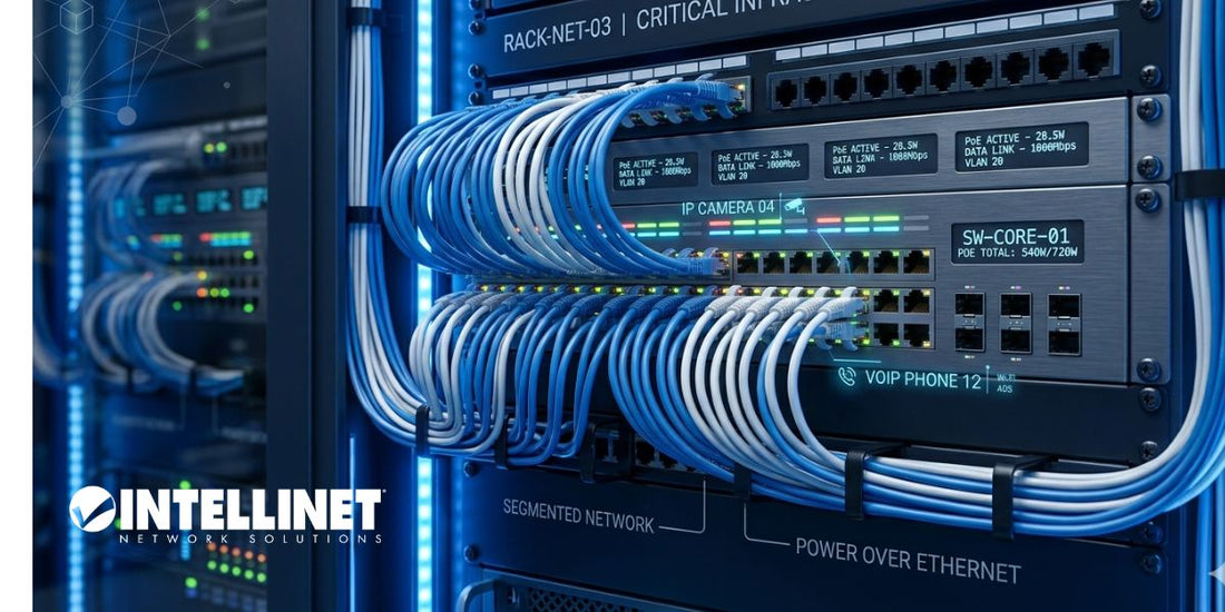 Guía completa de Switches PoE (Power over Ethernet): funcionamiento, ventajas y uso - Intellinet México