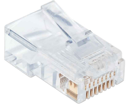 PLUG RJ45 CAT5E SOLIDO UTP BOTE 100 PZAS ORO 50-MICRAS PRO Image 3
