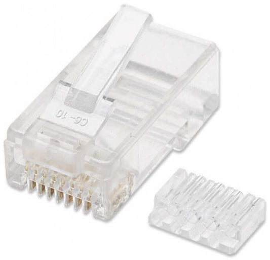Bote de Plugs Modulares RJ45 Cat6, 100 pzas Image 1