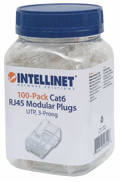 Bote de Plugs Modulares RJ45 Cat6, 100 pzas Packaging Image 2
