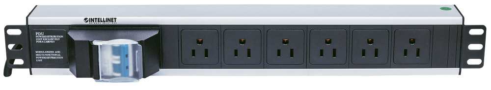 Barra multicontactos de 6 salidas para montaje en 1.5 U de rack de 19" - Enchufes Tipo EU (NEMA 5) Image 3