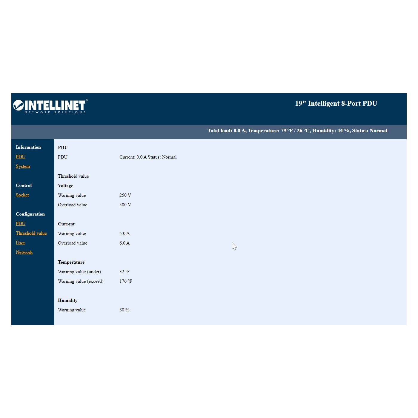 Barra multicontacto PDU Inteligente de 8 salidas C13, rack 19" Image 7