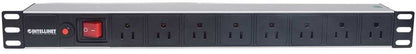 Barra multicontacto con 8 salidas para montaje en 1U de rack de 19" - Tipo EU Image 4