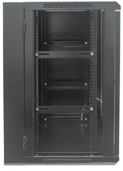 19 in. Wallmount 15U 600*550 Double-Section Steel Black Image 4