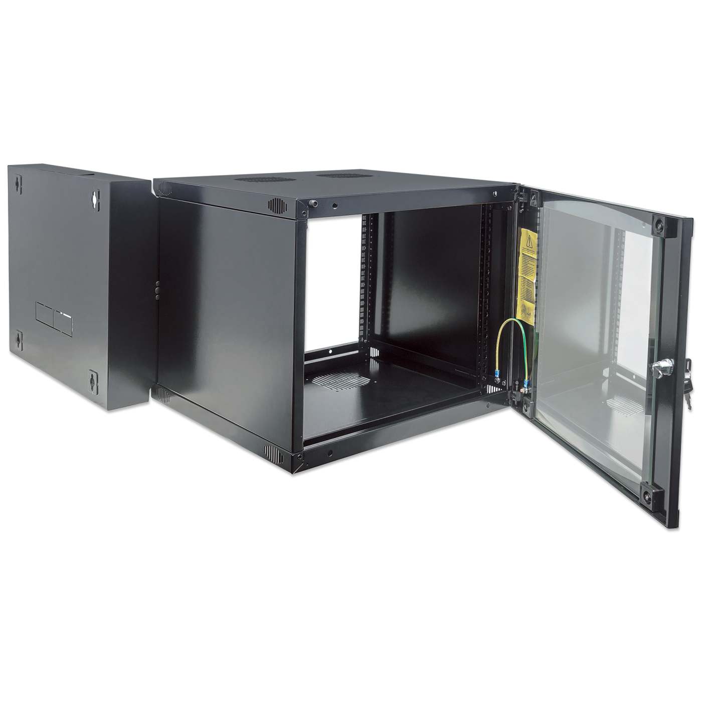 Gabinete mural abatible 19", 9U, FlatPack Image 7