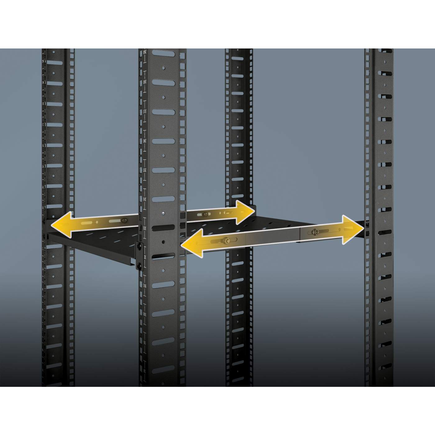 Charola fija de 19" con rieles variables para montaje  Image 5
