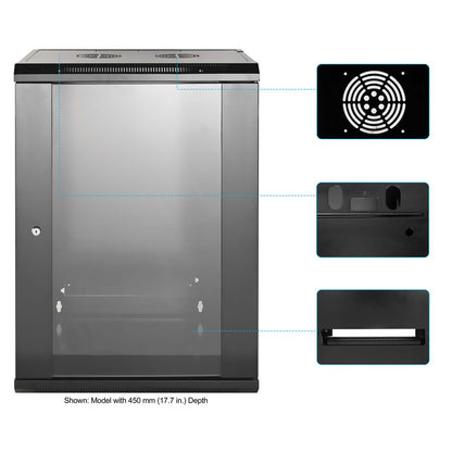 Gabinete mural de 19", 15U Image 7