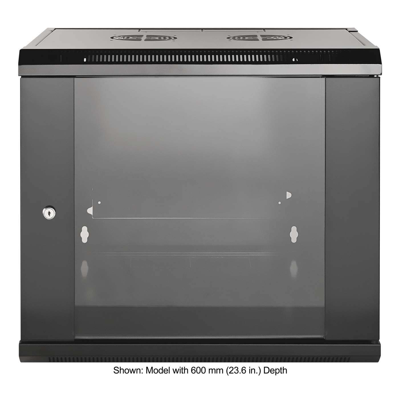 19 in. Wallmount 9U 570*450 Steel Black Image 3