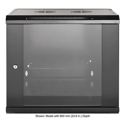 19 in. Wallmount 9U 570*450 Steel Black Image 3