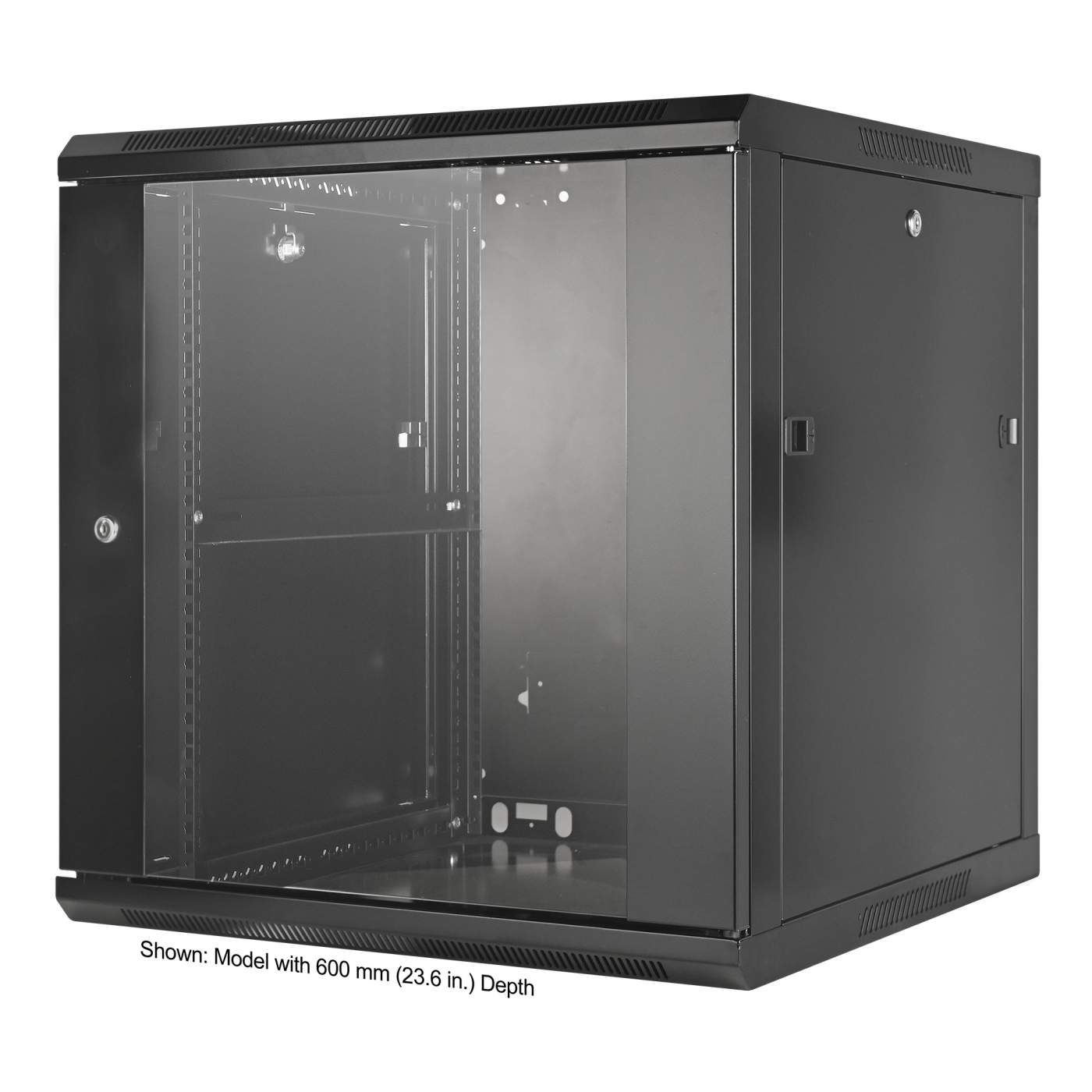 19 in. Wallmount 12U 600*450 Steel Black Image 1