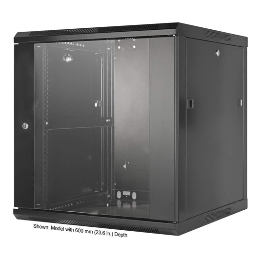 19 in. Wallmount 12U 600*450 Steel Black Image 1