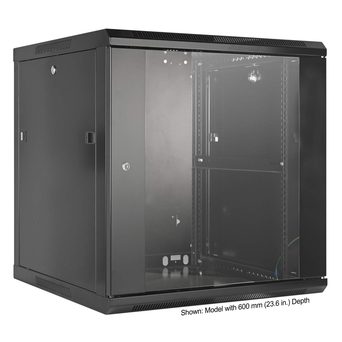 19 in. Wallmount 12U 600*450 Steel Black Image 2