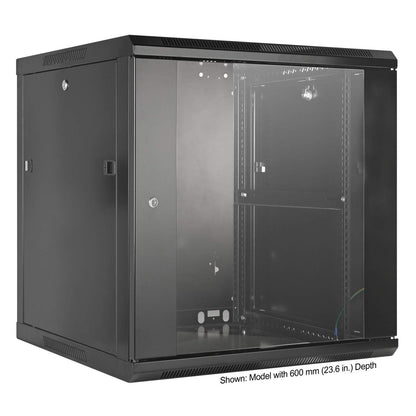 19 in. Wallmount 12U 600*450 Steel Black Image 2