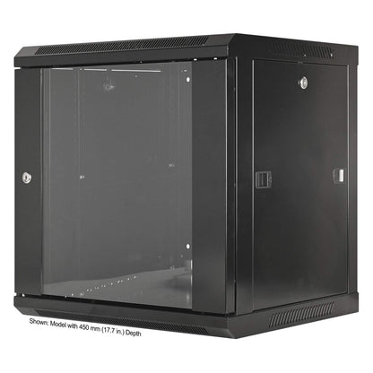 19 in. Wallmount 9U 600*600 Steel Black Image 1