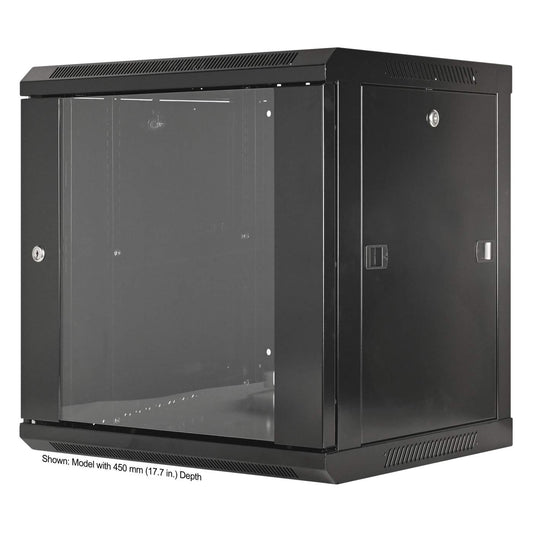 19 in. Wallmount 9U 600*600 Steel Black Image 1