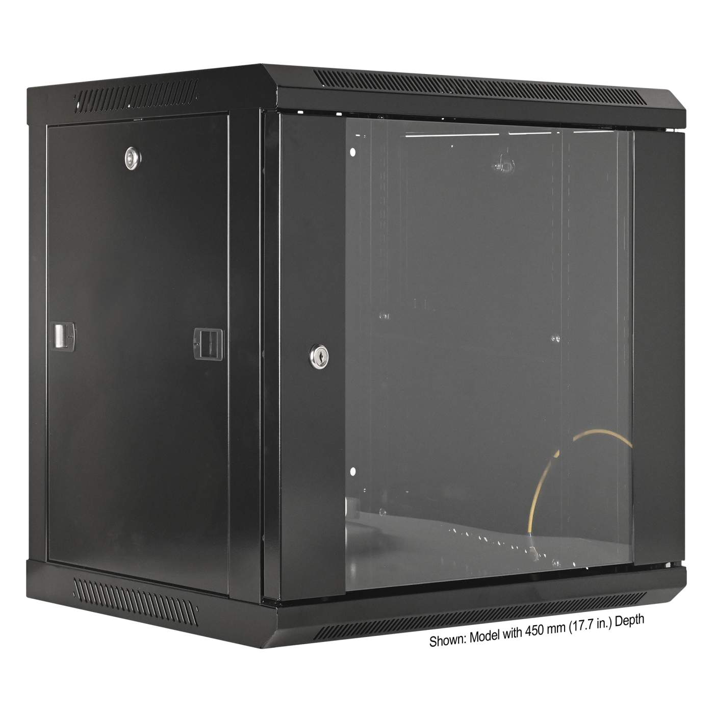 19 in. Wallmount 9U 600*600 Steel Black Image 2