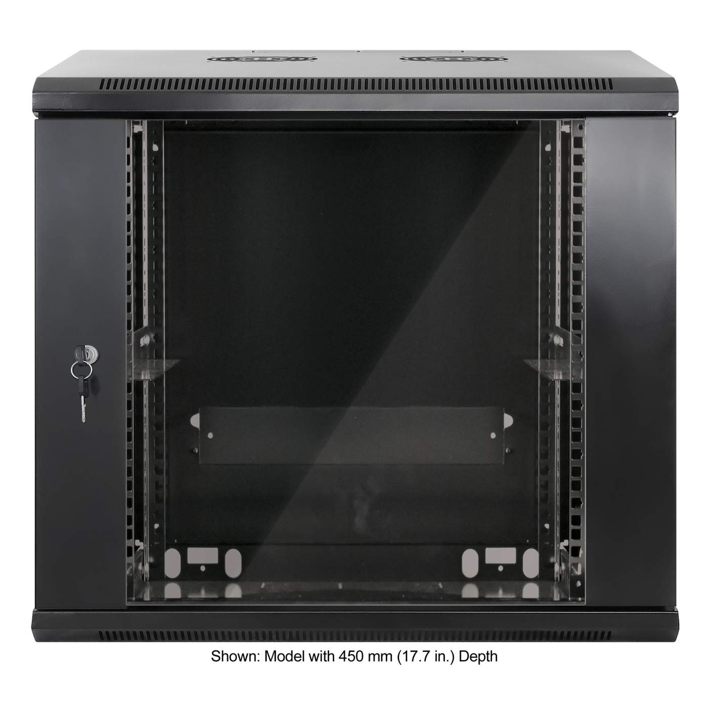 19 in. Wallmount 9U 600*600 Steel Black Image 3