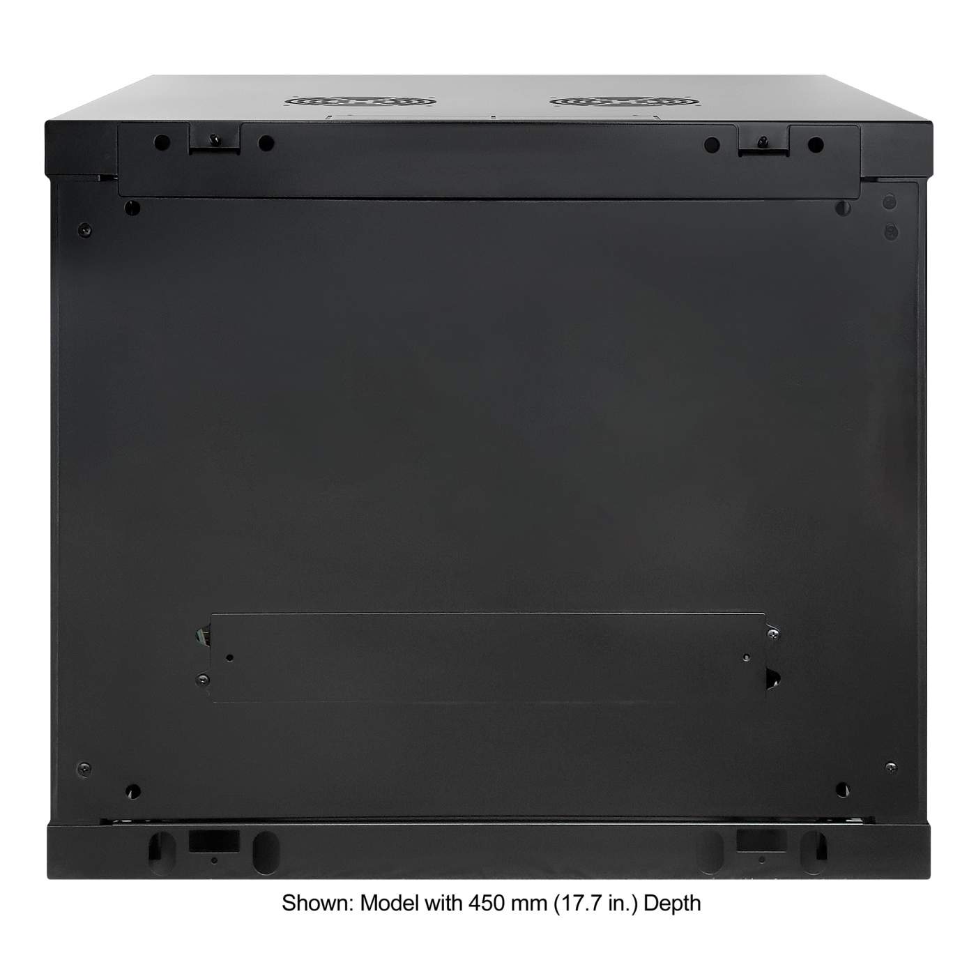 19 in. Wallmount 9U 600*600 Steel Black Image 4