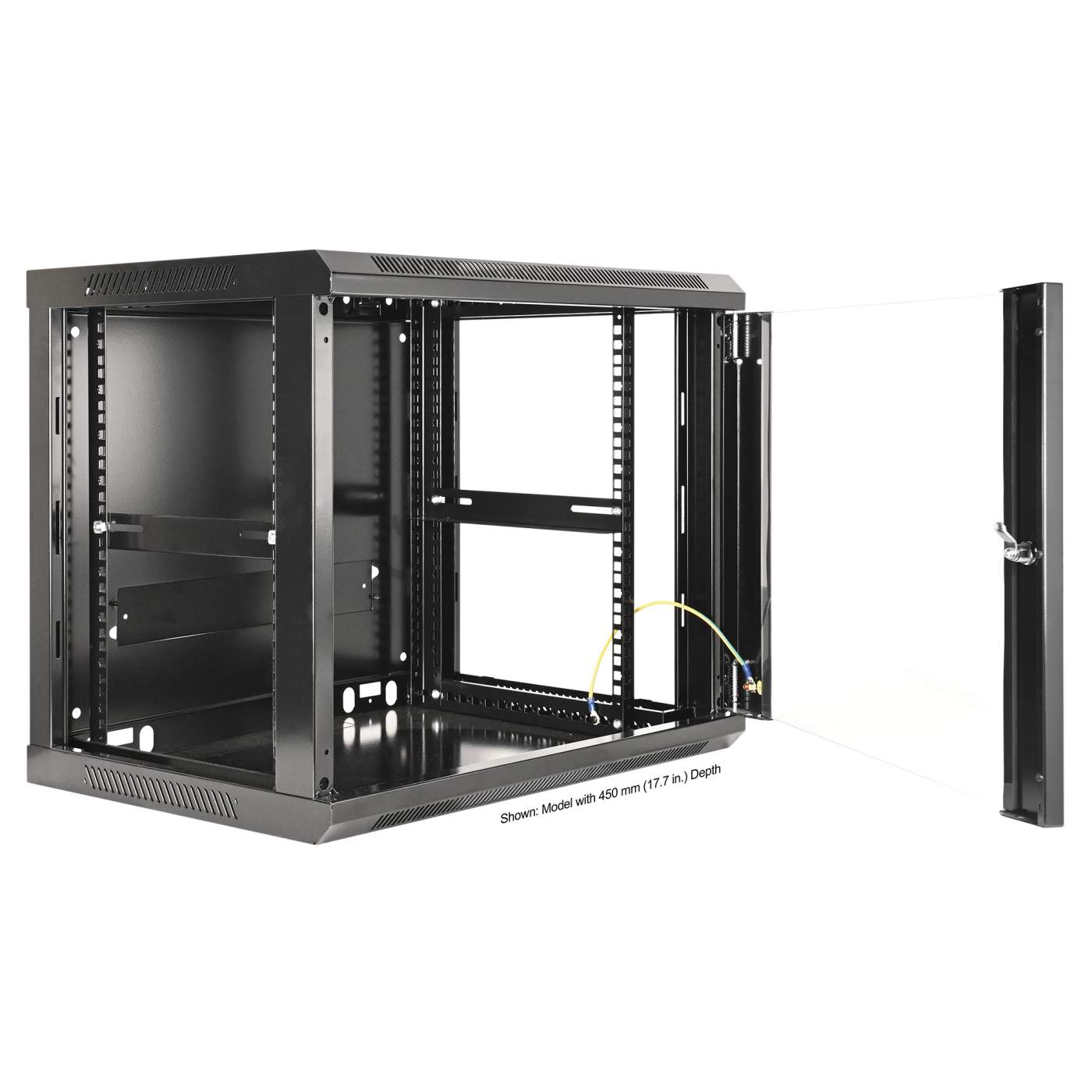 19 in. Wallmount 9U 600*600 Steel Black Image 5