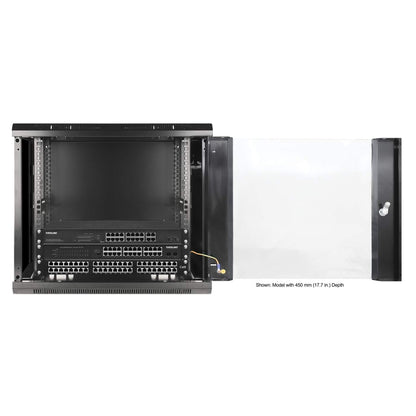 19 in. Wallmount 9U 600*600 Steel Black Image 7