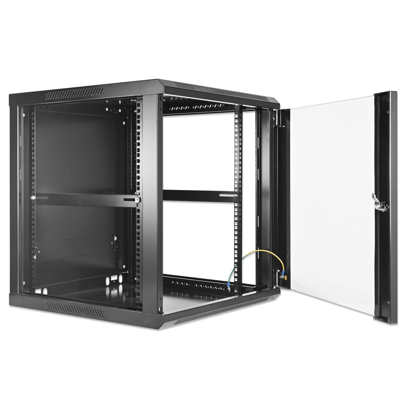 19 in. Wallmount 12U 600*600 Steel Black Image 5