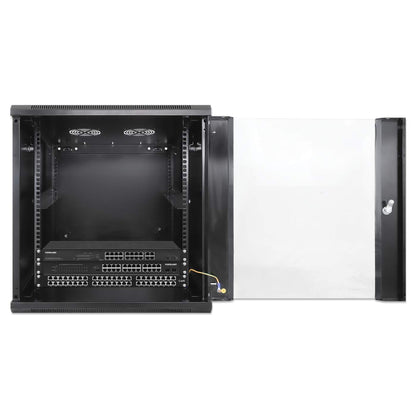 19 in. Wallmount 12U 600*600 Steel Black Image 7