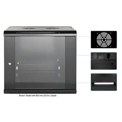 Gabinete mural de 19", 9U, FlatPack Image 6