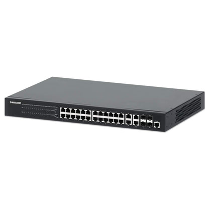 Switch Administrable 24 puertos PoE+ con 4 puertos SFP Gigabit Image 1