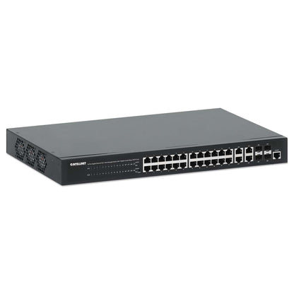 Switch Administrable 24 puertos PoE+ con 4 puertos SFP Gigabit Image 3