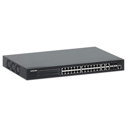 Switch Administrable 24 puertos PoE+ con 4 puertos SFP Gigabit Image 3