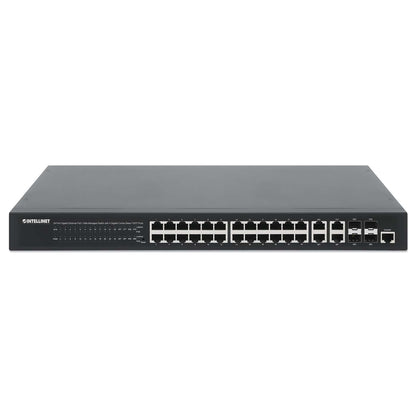 Switch Administrable 24 puertos PoE+ con 4 puertos SFP Gigabit Image 4