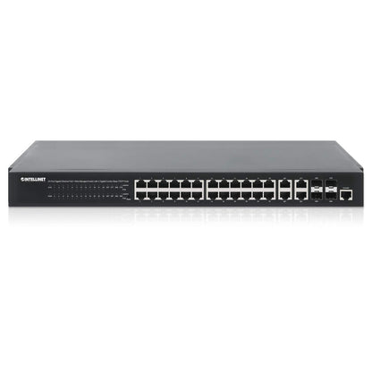 Switch Administrable 24 puertos PoE+ con 4 puertos SFP Gigabit Image 6