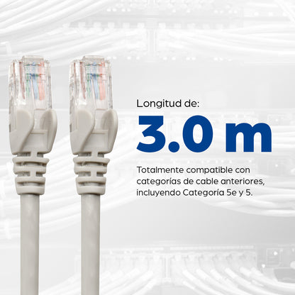 Cable de red Cat6, UTP