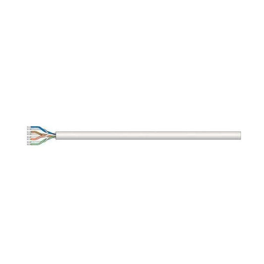 Bobina Multifilar Cat5e CCA, 305 m, 26 AWG, Aluminio recubierto de cobre, Gris