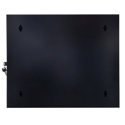 Gabinete mural abatible 19", 9U, Ensamblado