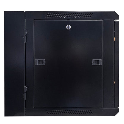 Gabinete mural abatible 19", 9U, Ensamblado