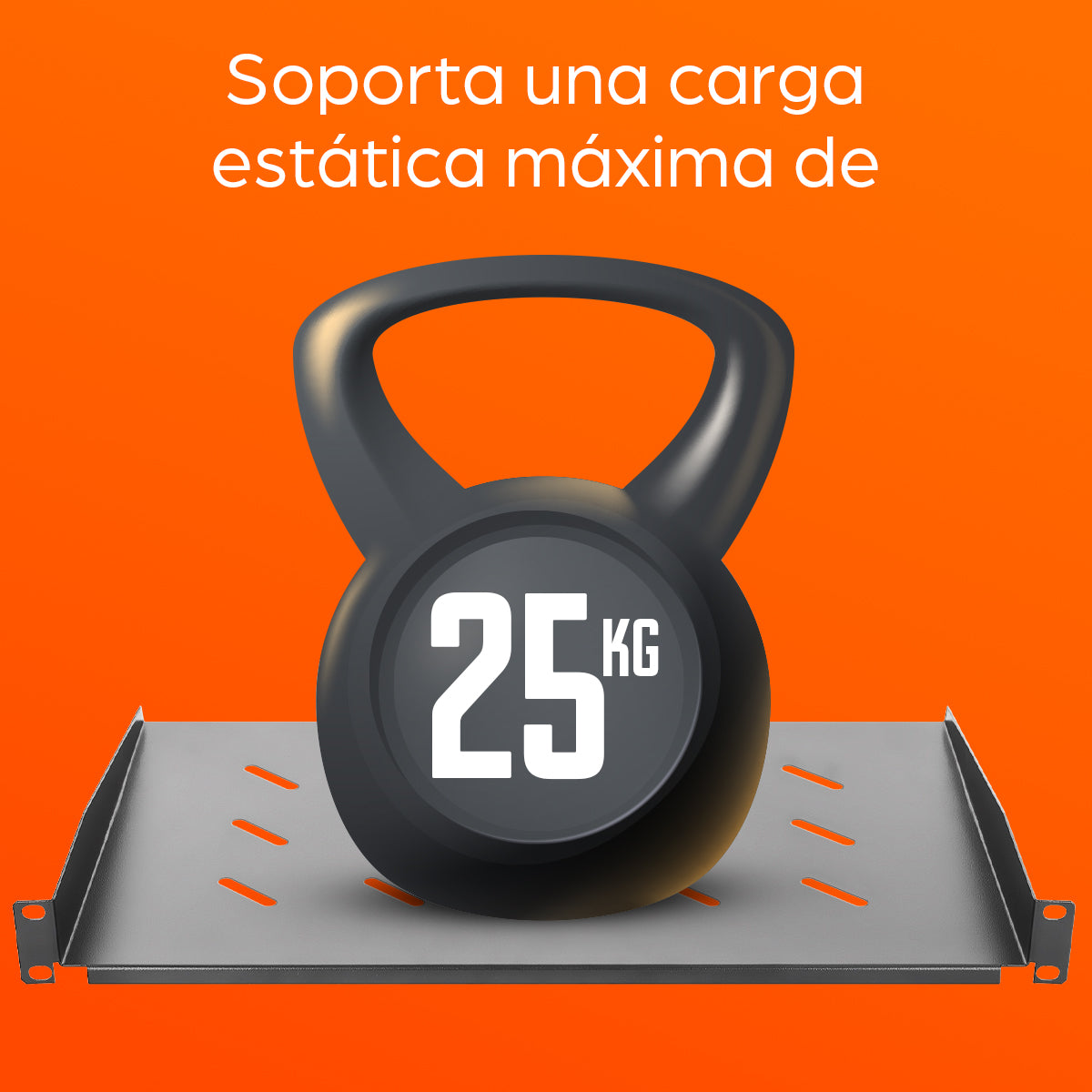 Charola Fija Cantilever de 19"