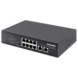 Switch Gigabit con 8 puertos PoE+ y 2 puertos Gigabit RJ45 de enlace ascendente Image 1