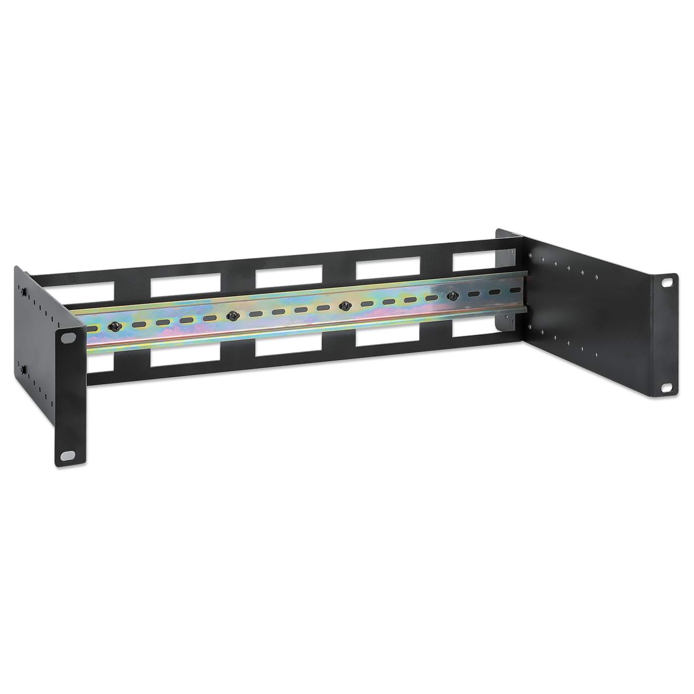 Kit de carril DIN ajustable para rack de 19", 2U Image 2