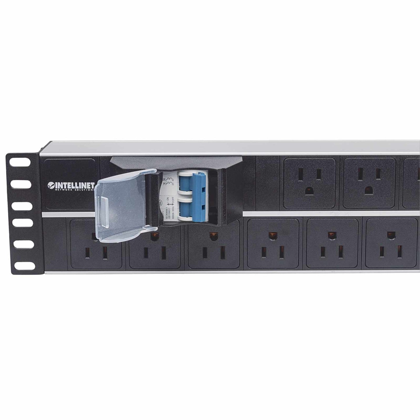 Barra multicontactos de 15 salidas para montaje en 2U de rack de 19" - Enchufes Tipo EU (NEMA 5) - Intellinet México