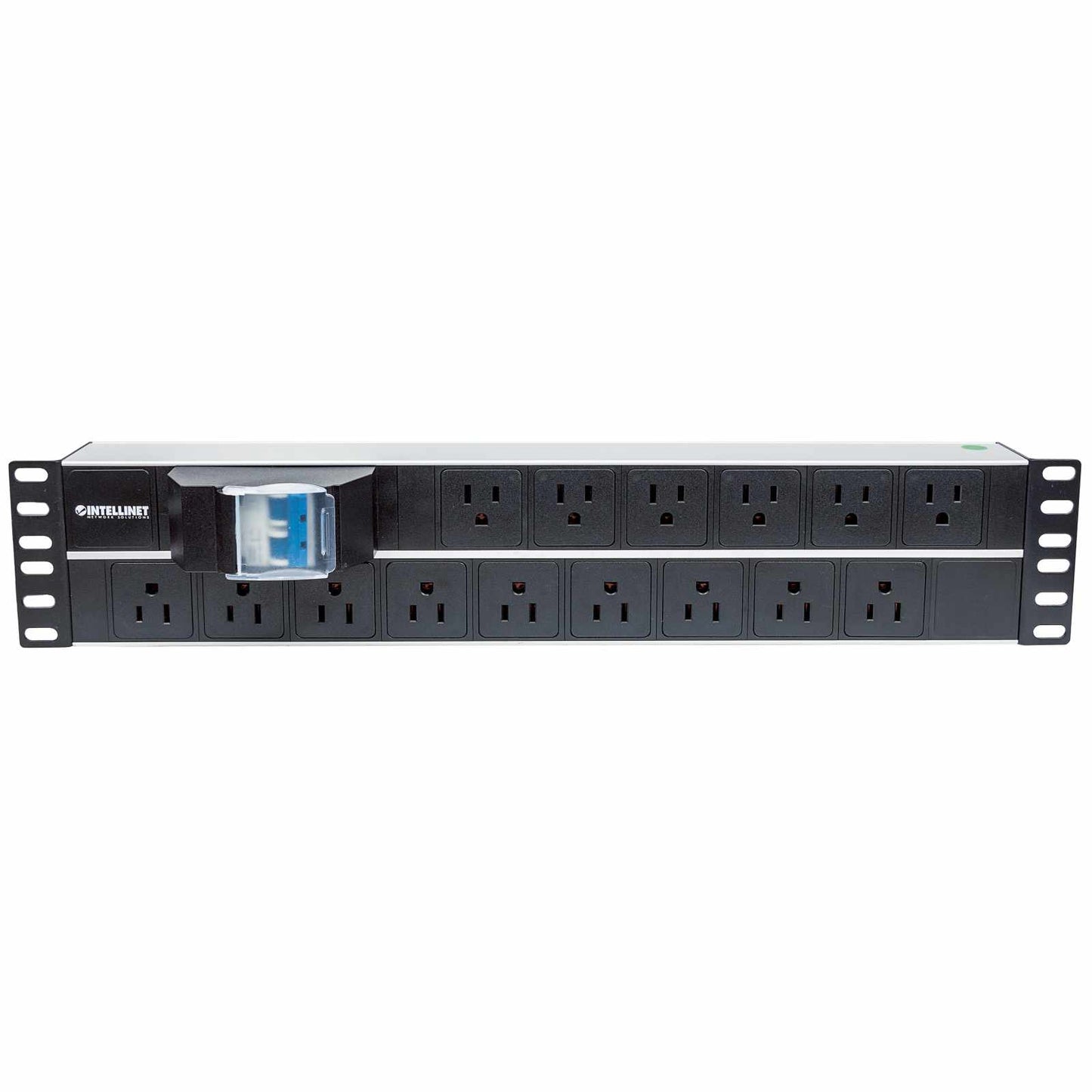 Barra multicontactos de 15 salidas para montaje en 2U de rack de 19" - Enchufes Tipo EU (NEMA 5) - Intellinet México
