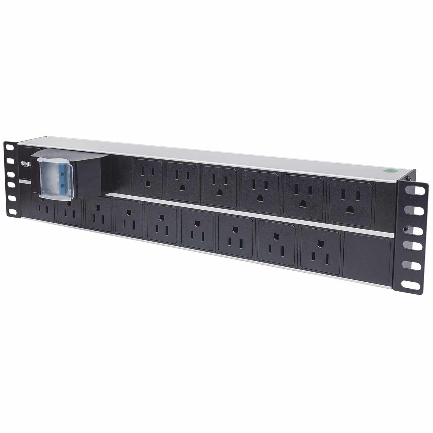 Barra multicontactos de 15 salidas para montaje en 2U de rack de 19" - Enchufes Tipo EU (NEMA 5) - Intellinet México