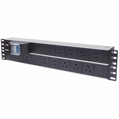 Barra multicontactos de 15 salidas para montaje en 2U de rack de 19" - Enchufes Tipo EU (NEMA 5) - Intellinet México