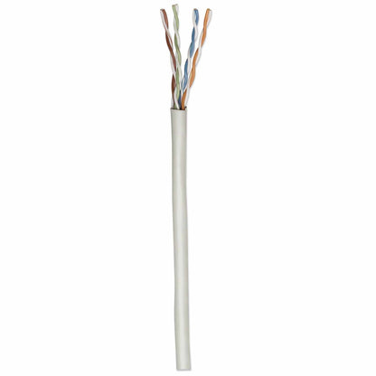 BOBINA CABLE UTP DE RED CAT5E CCA ROLLO 305M SOLIDA GRIS, PyME - Intellinet México
