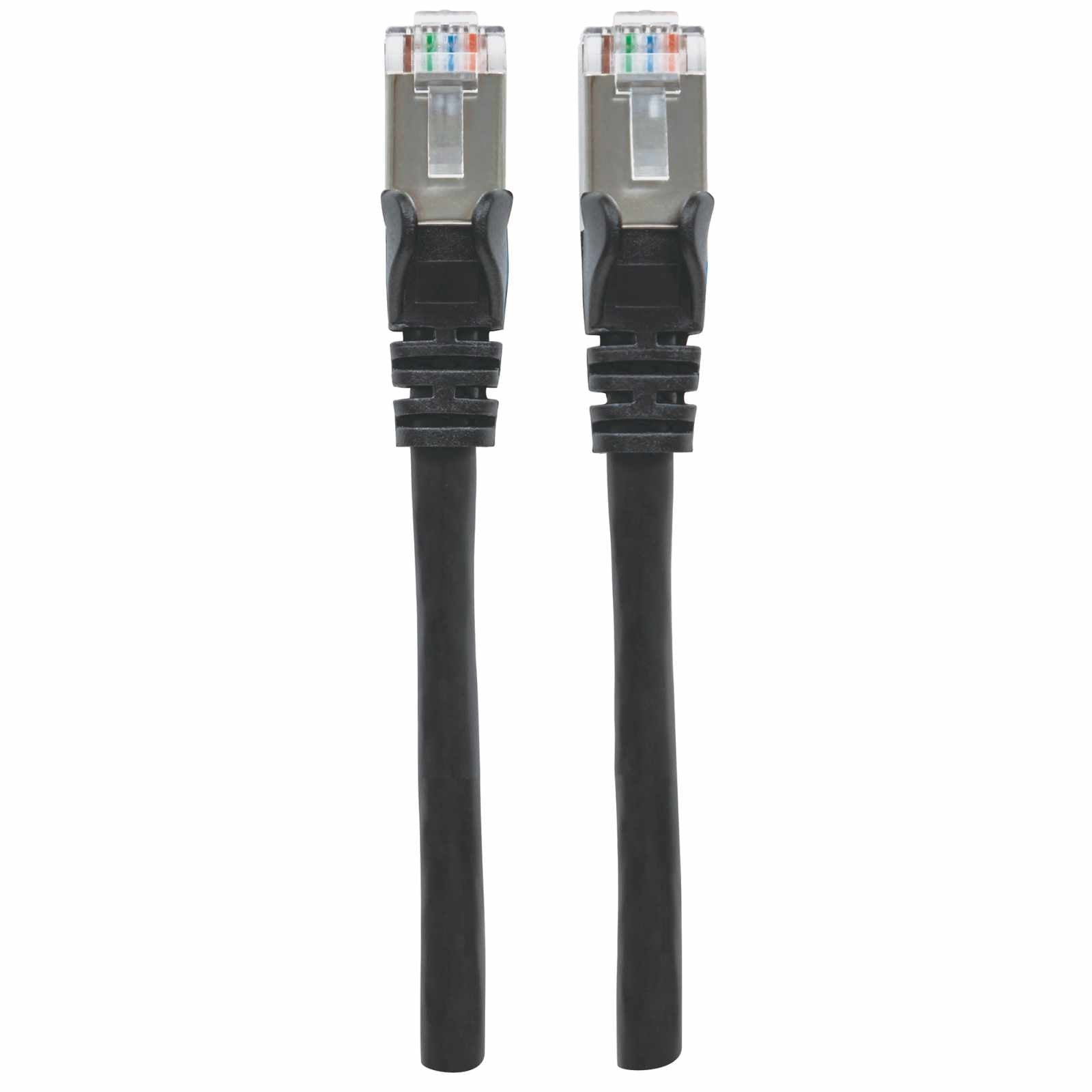 Cable de Red Cat6a S/FTP, 30 cm, Negro - Intellinet México