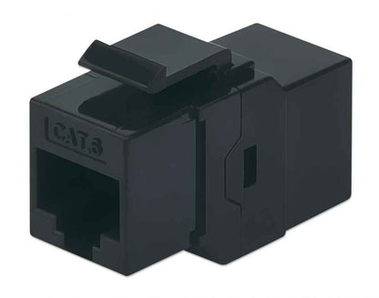 COPLE RJ45 A RJ45 CAT6 KEYSTONE NEGRO UTP Image 1