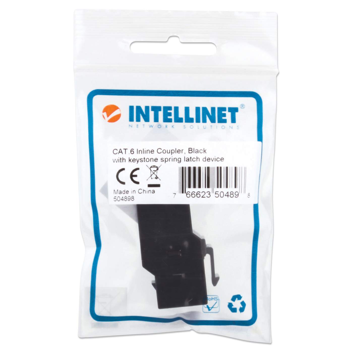 COPLE RJ45 A RJ45 CAT6 KEYSTONE NEGRO UTP Packaging Image 2