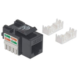 JACK RJ45 CAT6 KEYSTONE DE IMPACTO NEGRO Image 3