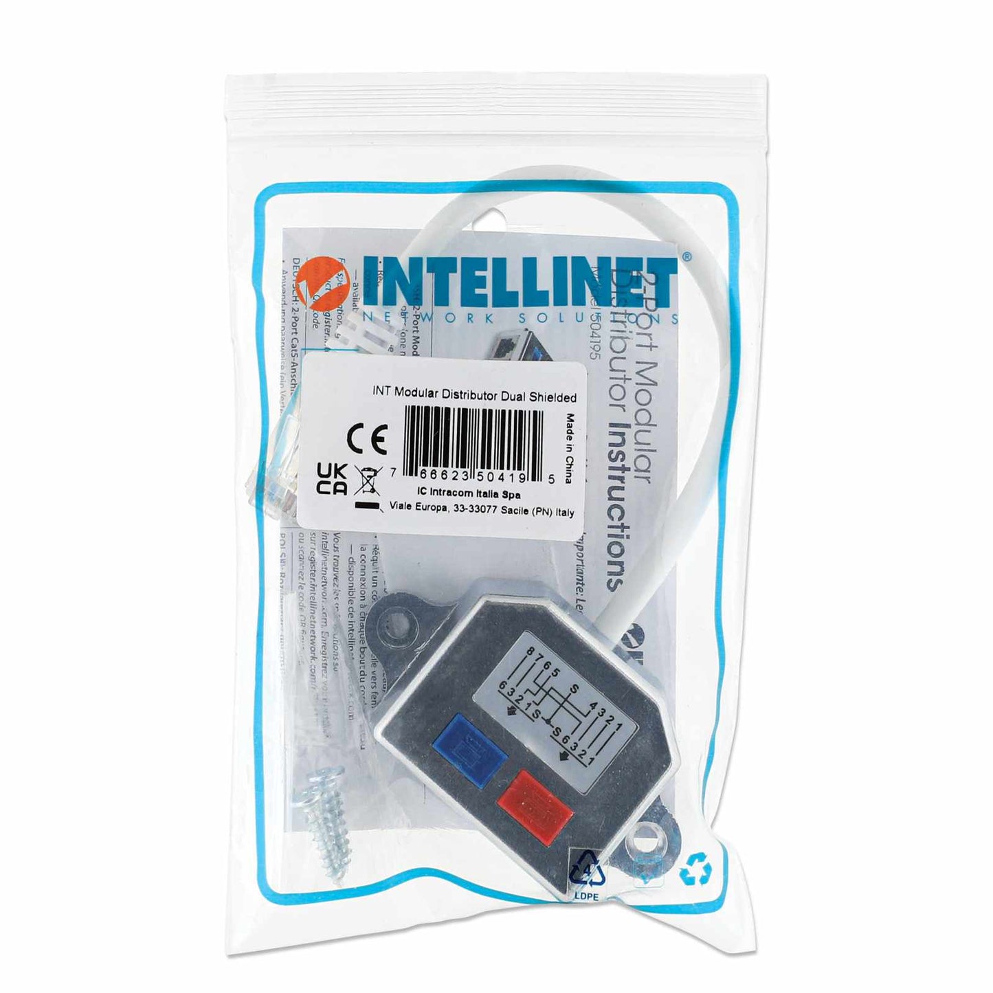DISTRIBUIDOR RJ45 MODULAR CAT5E *COMPRAR EN PARES - Intellinet México